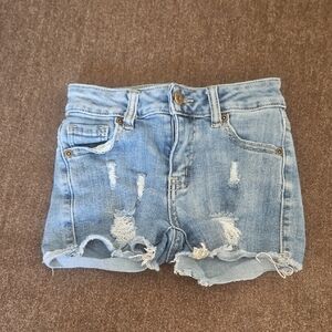 Contraband Denim Distressed Kids Shorts